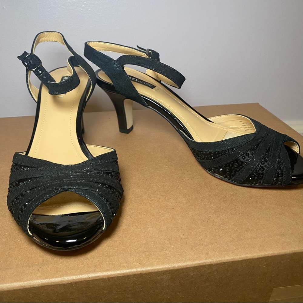 Alex Marie Sequin Heels Size 6